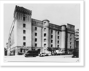 Vintage Americana Print - Washington, DC - Security Storage warehouse