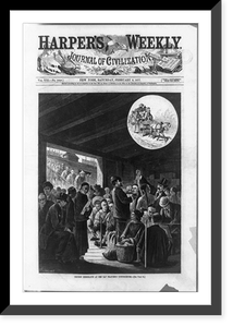 Chinese immigrants at the San Francisco custom-house.P. Frenzeny. Classic, Antique Wall Art