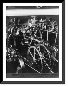 Historic Framed Print, Twisting outside wire coverings on small insulated cables,  17-7/8" x 21-7/8"