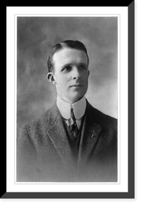 Historic Framed Print, [Charles H. Ebbets, Jr., head-and-shoulders portrait, facing right],  17-7/8" x 21-7/8"