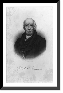 Thomas Addis Emmet, head-and-shoulders portrait, facing front.engd. by W.G. Jackman, Vintage Poster