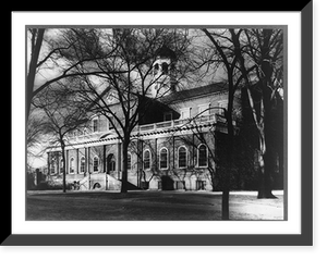 Historic Framed Print, Harvard Hall, Harvard University, Cambridge, Mass.,  17-7/8" x 21-7/8"