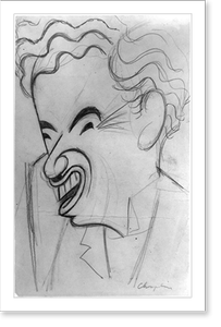 Historic Photo Print - Charles Chaplin - Vintage Wall Art Gift