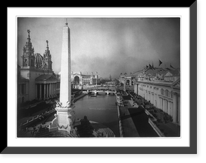 Historic Framed Print, World's Columbian Exposition, Chicago, Illinois, 1893,  17-7/8" x 21-7/8"