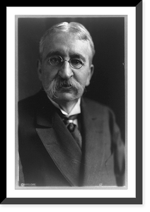 Historic Framed Print, [Stephen Pichon, head-and-shoulders portrait, facing front],  17-7/8" x 21-7/8"