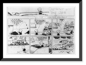 Jerry on the job. 413-414-415-416, gee, this coal shortage is getting worse and worse"", Antique Wall Art
