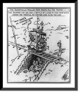 Toonerville folks. The Toonerville trolley that meets all the trains, Vintage Wall Art