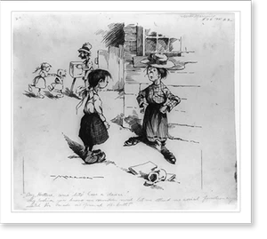 Vintage Photo Print - Say, Hortense, come let's have a dance