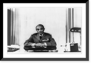 Photographe du Chef du gouvernement Malagasy. Gabriel Ramanantsoa, Vintage Print