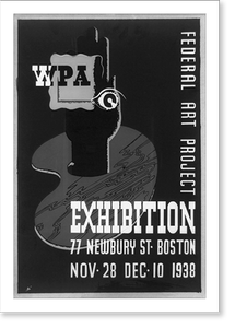 Vintage Photo Print - Boston - WPA Federal Art Project, 1938 (1)