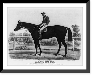 Historic Framed Print, Kingston, by Spendthrift - dam imp. Kapanga,  17-7/8" x 21-7/8"