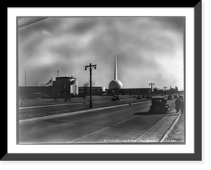 Historic Framed Print, Entrance to the New York World's Fair, New York City,  17-7/8" x 21-7/8"