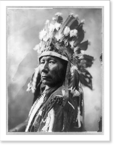 Vintage Portrait - Stands Hard, head-and-shoulders portrait