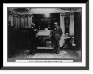 Library, United States Department of State at time of transfer of original of Declaration of Independence to the Library of Congress, September 30, 1921, Vintage Poster