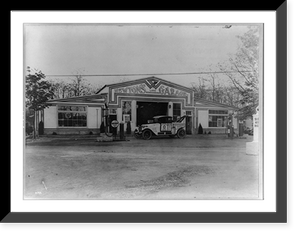 Newton's Garage, Lake Ronkonkoma, Long Island, New York, Vintage Print