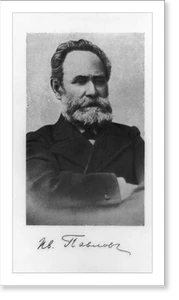 Vintage Portrait - Ivan Pavlov, half-length portrait with crossed arms