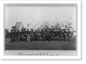 Antique Military - Falmouth, Virginia - Officers of 61st New York
