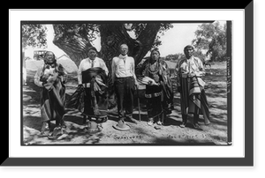 Survivors of the battle of Massacre Canyon, Vintage Print
