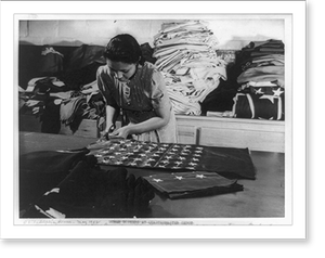 Historic Railroad - Philadelphia, Pennsylvania - Making flags
