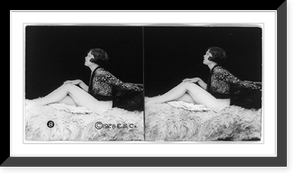 Historic Framed Print, Lady of the night - 3,  17-7/8" x 21-7/8"