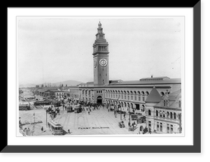 Ferry Building, San Francisco, Antique Poster