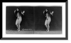 Historic Framed Print, The Pinochle girl,  17-7/8" x 21-7/8"