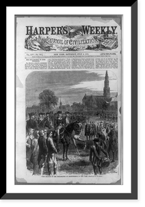 First reading of the Declaration of Independence in New York.A.R. Waud, Vintage Poster