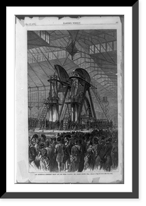 Our centennial. President Grant and Dom Pedro starting the Corliss engine.from a sketch by Theo. R. Davis, Historic Print