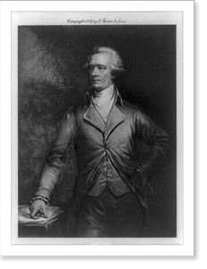 Historic Portrait - Alexander Hamilton, three-quarter length portrait