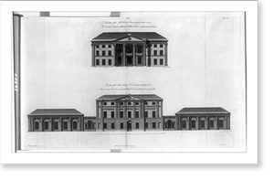 Historic Photo Print - Elevation of the north front of Kenwood, 1768