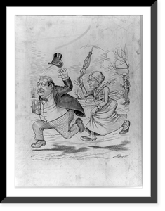 Antique Photo Print - Cleveland - Cartoon showing President Grover