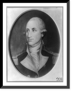 Historic Framed Print, [John Peter Gabriel Muhlenberg, brigadier-general, head-and-shoulders portrait, facing left],  17-7/8" x 21-7/8"