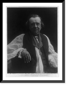 The Lord Bishop of Winchester.from life, registered photograph copyright Julia Margaret Cameron, Freshwater, Antique Poster