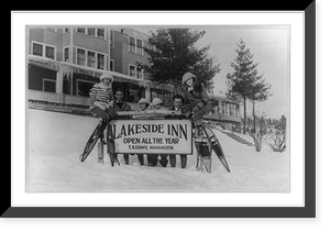 Historic Landscape - New York City - Lakeside Inn, Lake Placid, New York