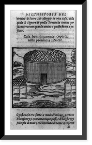 Historic Framed Print, Casa benissimamente coperta nella provincia di Suere,  17-7/8" x 21-7/8"