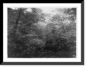 Historic Framed Print, A glimpse of Wallface Indian Pass.S.R. Stoddard, Glens Falls, N.Y.,  17-7/8" x 21-7/8"