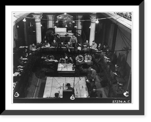 Fighter Control Center of a TAC headquarters sets up missions, often at the request of the ground forces who want a target demolished behind the enemy lines, Europe, Antique Poster