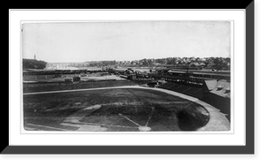 Antique Scenic Print - New York City - Manhattan Field & Harlem