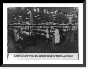 Southern Rhodesia. Between 1938 and 1948 the number of factory workers trebled, Historic Print