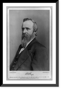 R.B. Hayes.Landy, Photo, Cincinnati, O, Antique Print