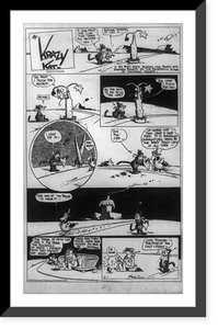Krazy Kat. A one-fruit, one-liff-one-tree fig orchard, heh?"" Classic, Vintage Poster