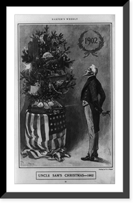 Uncle Sam's Christmas. 1902.W.A. Rogers, Historic Reproduction