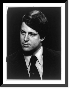 Albert Gore, Jr., Democratic Congressman from Tennessee, head-and-shoulders portrait, facing left, Vintage Print