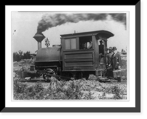 Locomotive on the Mesabi Range in northeast Minnesota, 1903, Antique Print