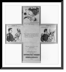 The adventures of General Beauregard and his charger. In four parts, Antique Wall Art