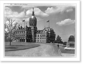 Vintage Building Photo - Hartford - State Capitol building, Connecticut