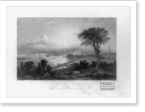 Vintage Photo Print - Boston - and Bunker Hill (from the east).W.H