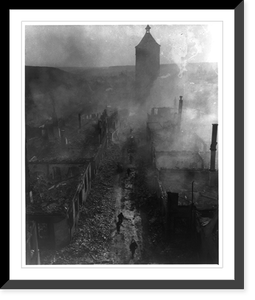 Antique City View - Infantrymen of the 2nd Bn, VI Corps, 255th Inf