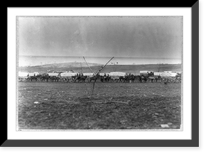 Historic Framed Print, Ammunition train 3d Division, Cavalry Corps,  17-7/8" x 21-7/8"