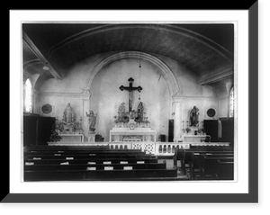 Interior, Our Lady of Grace Roman Catholic Church, Howard Beach, New York, Vintage Wall Art